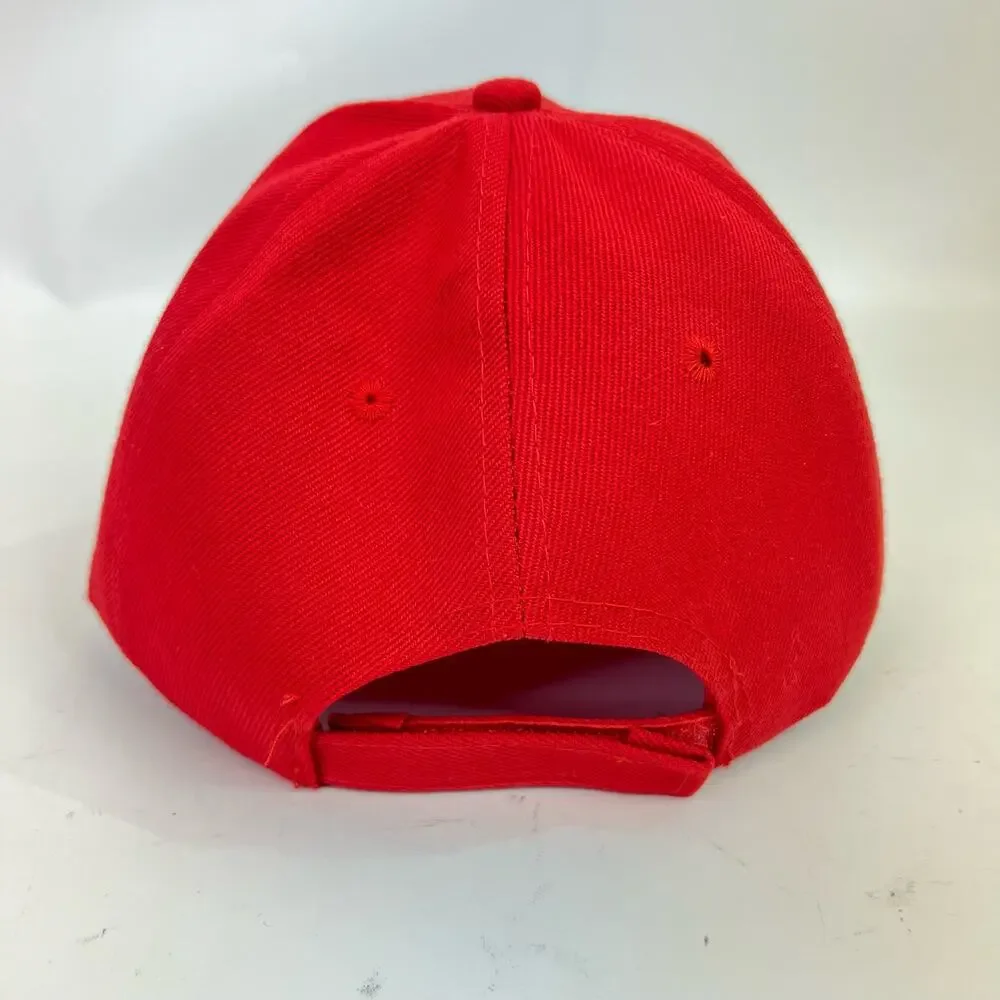 New Kids On The Block Red Hat Baseball Cap NKOTB Donny Joey 80s 90s Vintage
